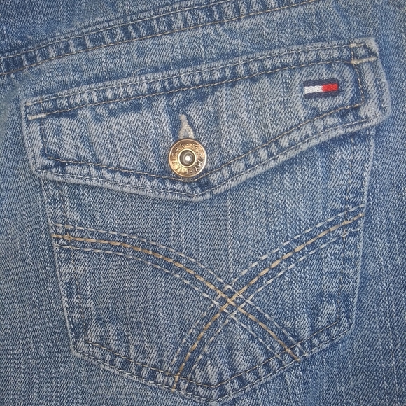 🌞 Tommy Hilfiger Denim Shorts Sz 8 - Picture 2 of 5